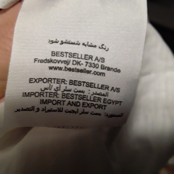 Jack & Jones Mens/Unisex Large White and Blue Longsleeve Teeshirt - Picture 16 of 16